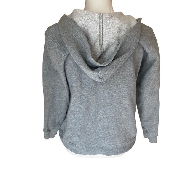 Champion Grey Hoodie Sweatshirt Size Large - Picture 3 of 3